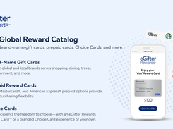 Choose from 3,000+ global and local reward options across 65+ countries and 50+ currencies, including digital and physical gift cards from popular brands.
