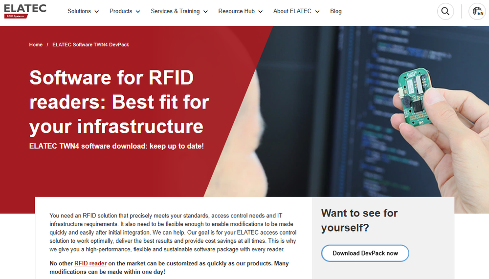 ELATEC TWN4 Screenshot 1