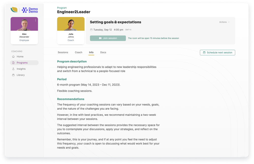 Program description