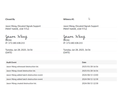 Approvals
