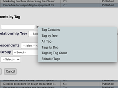 Hierarchical tag searching. 