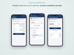 Member Mobile App: dispatch and the out of work list