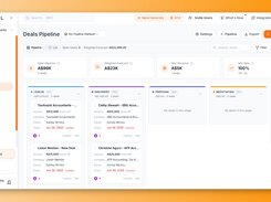 Deals Pipeline, track every stage from lead to close