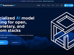EmpirioLabs AI homepage