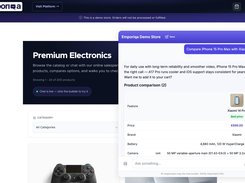 Side-by-side product comparison with specs and prices