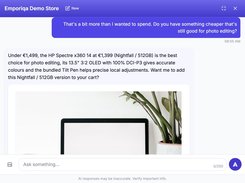 Too expensive? It offers a cheaper model you already sell