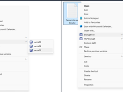 right click encrypt context menu