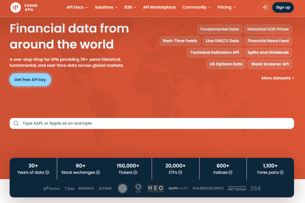 EODHD Screenshot 1