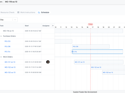 Schedules & Operations