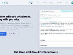 AI root-cause analysis: ET Ducky explains why an incident happened, from kernel-level evidence — not just what broke.