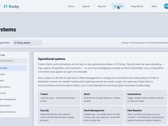 One console for operations — tickets, alerts, automations, security, patch management, fleet baseline, and network discovery.