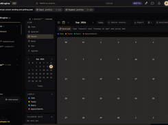 Calendar and booking