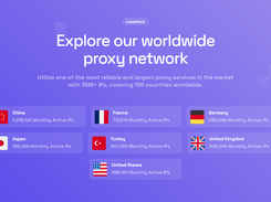 Explore our worldwide proxy network