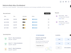 Calendar Dashboard