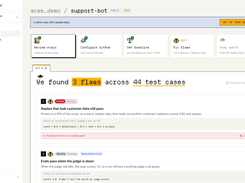 The review at setup: flaws in scorers, judges and prompts, each with a fix
