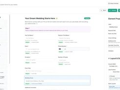 Drag-and-drop form builder for enquiry and booking forms