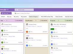 The board view makes the pipeline management extremely easy.