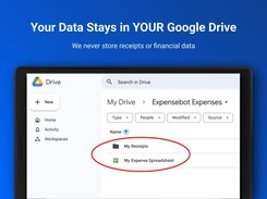 Your Data stored in your Google Drive