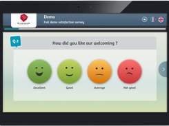 Satisfaction survey on app