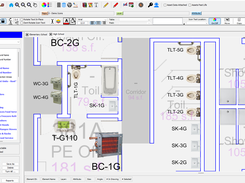 Detailed architectural floor plan with labeled rooms and mechanical fixtures.”