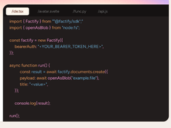 Factify Screenshot 1