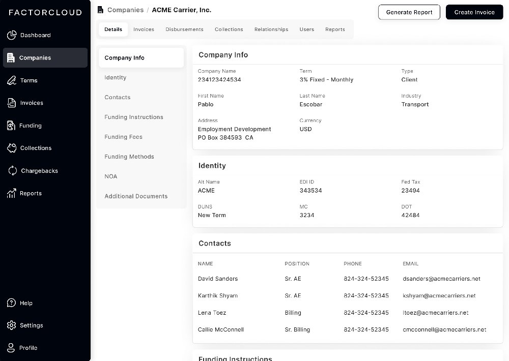 FactorCloud Screenshot 1