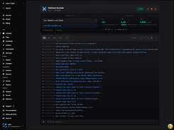 The control panel: live console, CPU, RAM and disk, TPS and players for every server