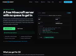 A free 2 GB Minecraft server that sleeps when empty and wakes the moment a friend joins