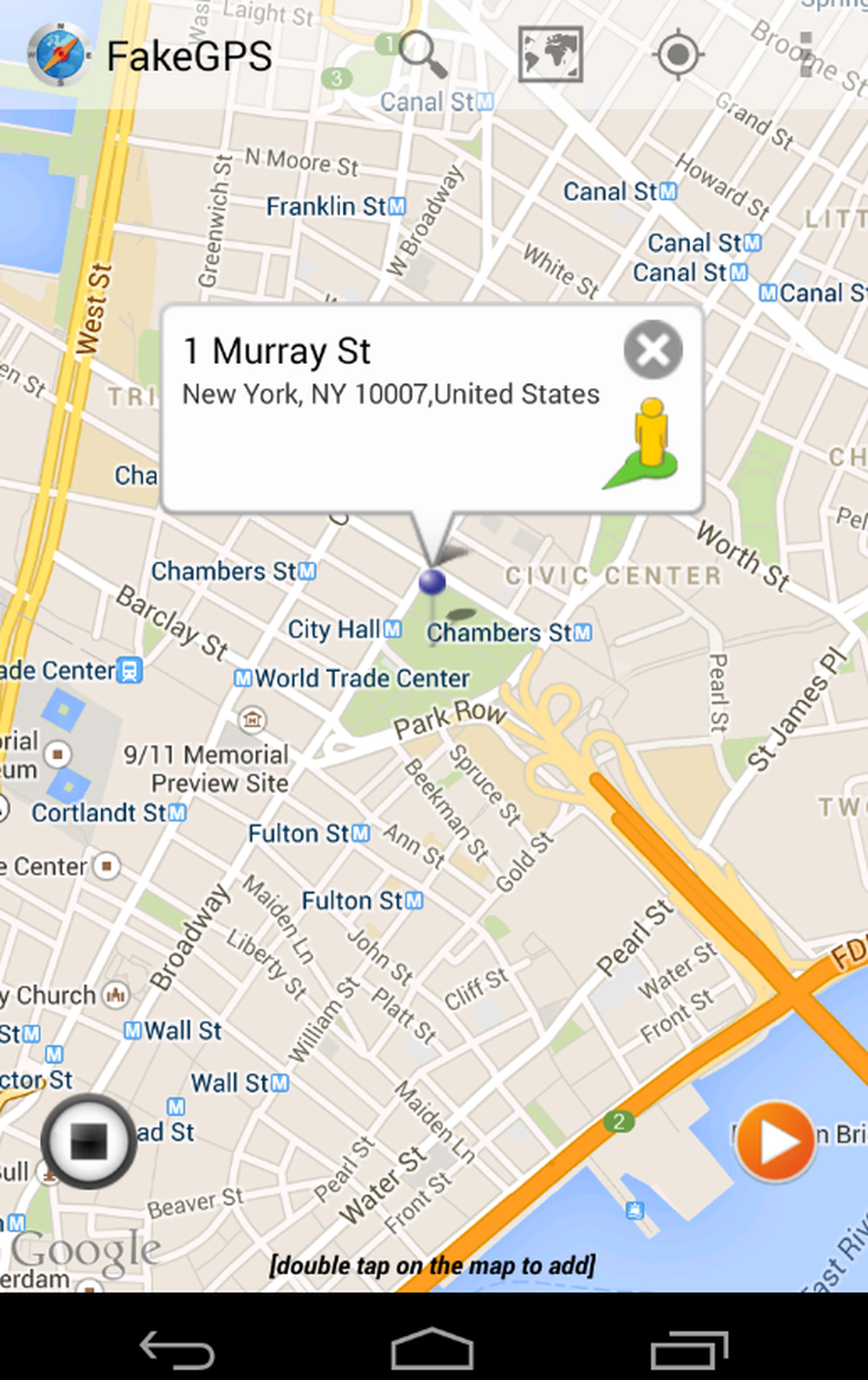 Fake GPS Go Location Spoofer Screenshot 1