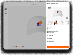 One-click branded print proof with automated preflight checks: vectorization, 300 DPI, line width and colour count