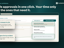 Bulk approval: the safe ones in one click