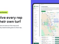 Territories: draw areas and assign them to reps