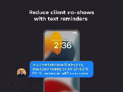 Reduce client no-shows with text reminders