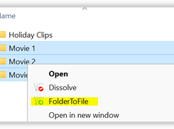 Context Menu - Folder
