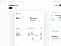 Quote linked to its project and order