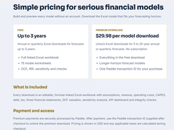 Pricing Page
