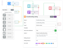 Intuitive visual flowcharts for easy process management, with the ability to create, connect, and rearrange elements with just a few clicks.
