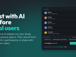 Test with AI before real users