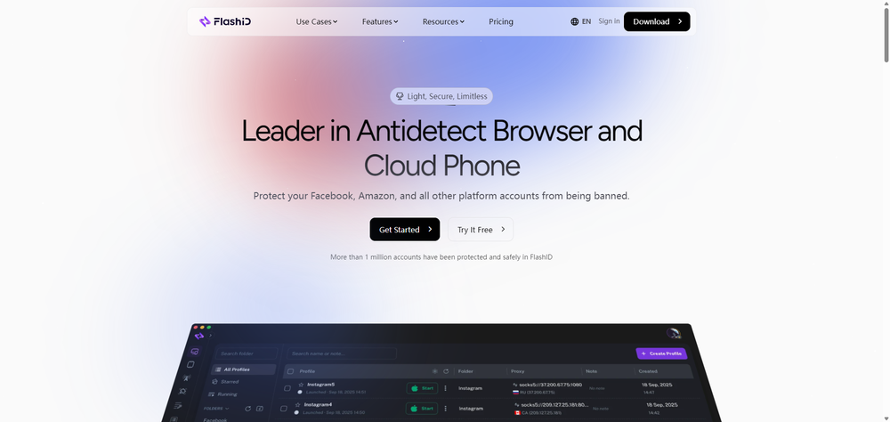 FlashID Screenshot 1