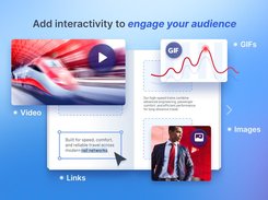 Add interactivity to engage your audience