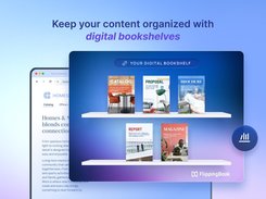 Keep your content organized with digital bookshelves