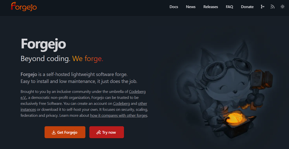 Forgejo Screenshot 1