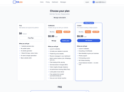 Start free or publish your website for just $5.99/year.