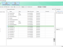 The Explorer for Names and Formulas