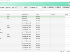 Export Names and Formulas