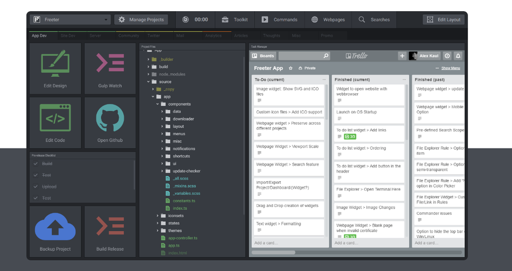 FreeterApp Screenshot 1