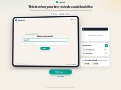 frontkiosk visitor sign-in demo