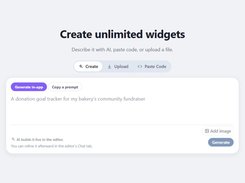 App landing page