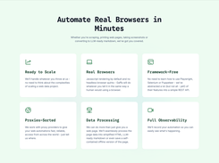 Automate Real Browsers  in Minutes