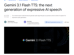 Gemini 3.1 Flash TTS Screenshot 1